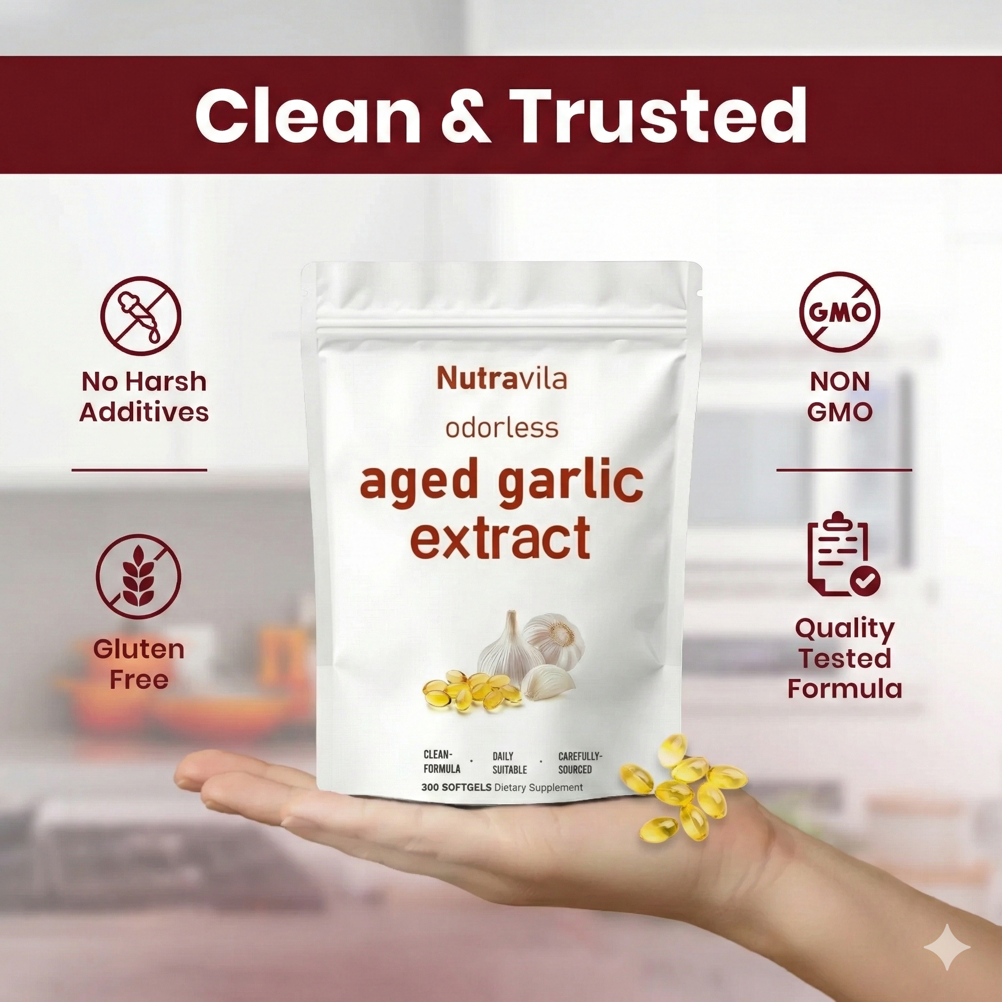 Garlic Extract Soft Gels