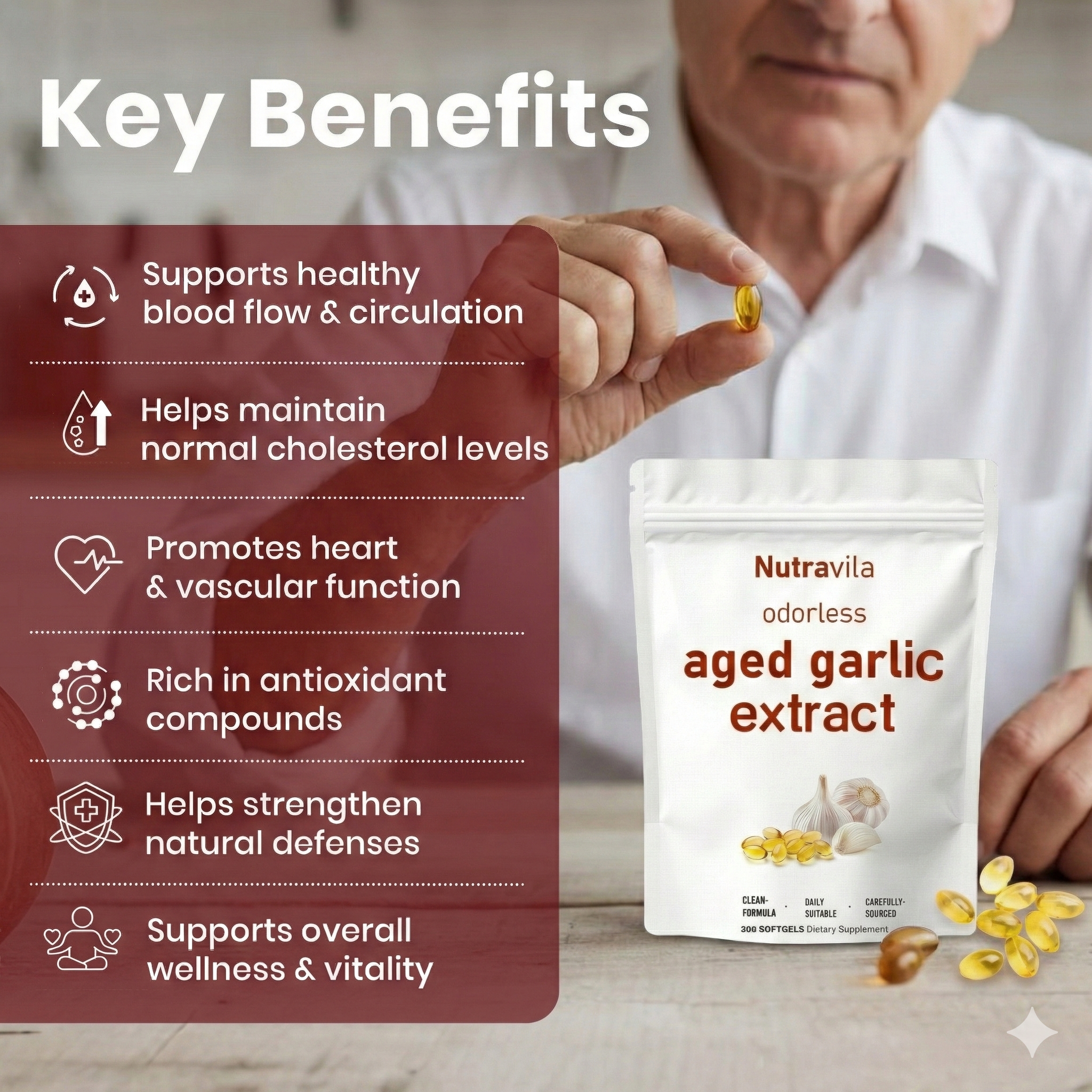 Garlic Extract Soft Gels